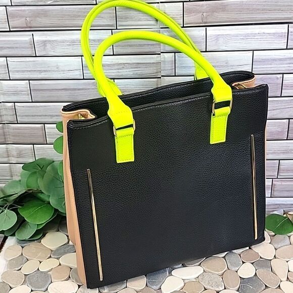 JUSTFAB block colored shoulder bag - Picture 1 of 10
